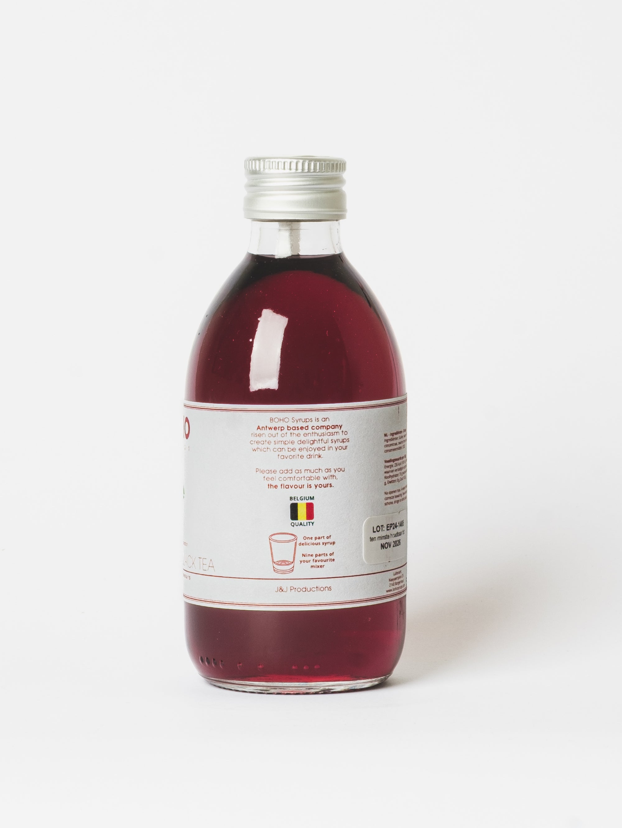 Framboos & Zwarte thee 25 cl